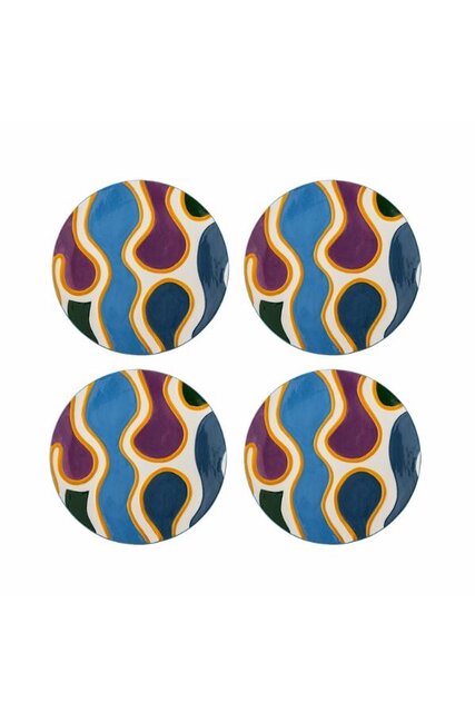 Bloomingville Assiettes Salacia, lot de 4 Bloomingville Assiettes Salacia, lot de 4