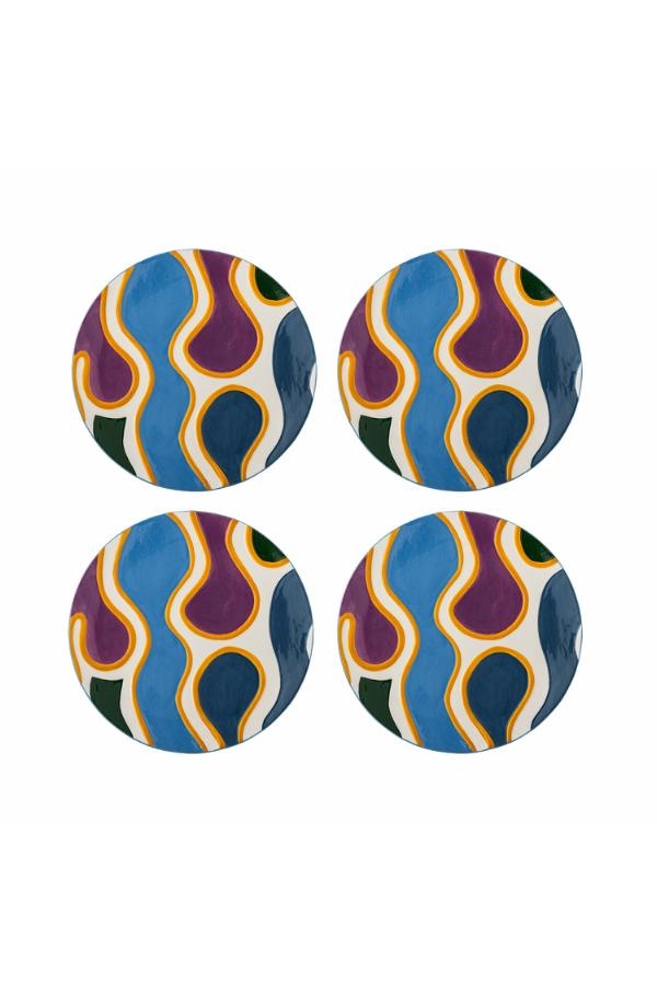 Bloomingville Salacia borden set van 4 stuks