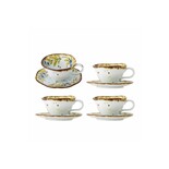 Bloomingville Savina kop en schotel set van 4 stuks Bloomingville Savina kop en schotel set van 4 stuks