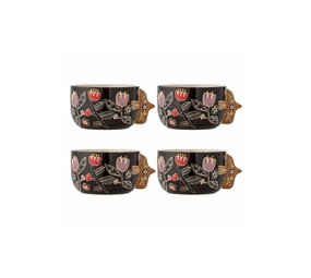 Bloomingville Vivielle brown bowls set of 4