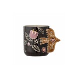 Bloomingville Vivielle brown mugs set of 4 Bloomingville Vivielle brown mugs set of 4