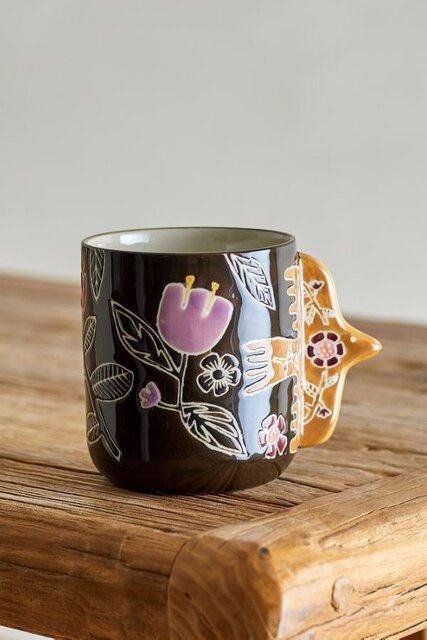 Bloomingville Ensemble de 4 tasses Vivielle marron Bloomingville Ensemble de 4 tasses Vivielle marron