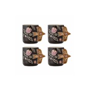 Bloomingville Ensemble de 4 tasses Vivielle marron Bloomingville Ensemble de 4 tasses Vivielle marron