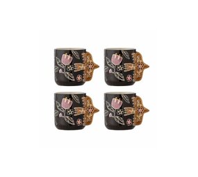 Bloomingville Ensemble de 4 tasses Vivielle marron Bloomingville Ensemble de 4 tasses Vivielle marron