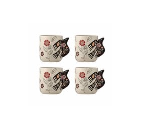 Bloomingville Vivielle mokken set van 4 stuks