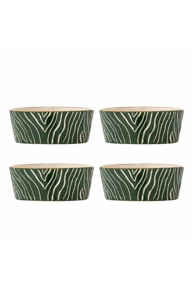 Bloomingville Woodsby skålar set om 4 Bloomingville Woodsby skålar set om 4