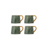 Bloomingville Ensemble de 4 tasses Woodsby Bloomingville Ensemble de 4 tasses Woodsby