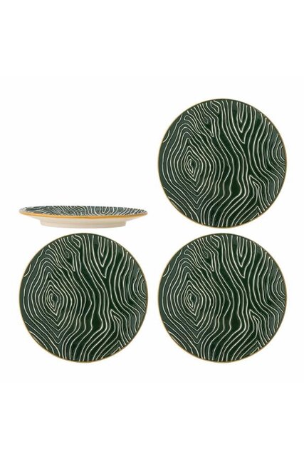 Bloomingville Assiettes Woodsby, lot de 4 Bloomingville Assiettes Woodsby, lot de 4