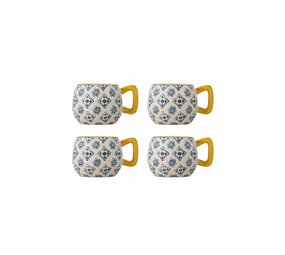 Bloomingville Wrenna mokken set van 4 stuks