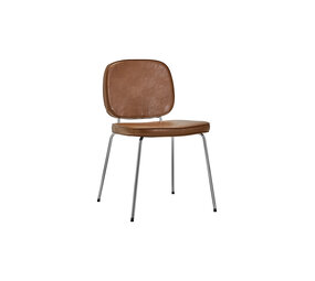 House Doctor Carma stoelen cognac set van 4 stuks House Doctor Carma stoelen cognac set van 4 stuks