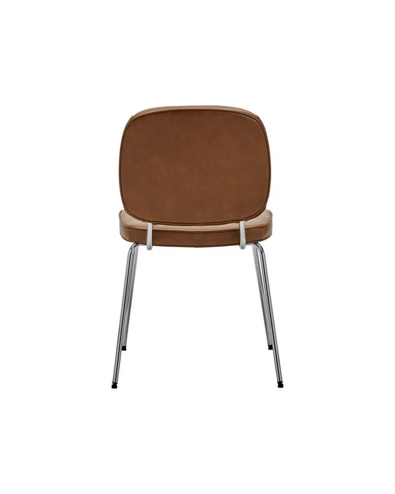 House Doctor Carma Stühle Cognac, 4er-Set House Doctor Carma Stühle Cognac, 4er-Set