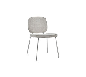 House Doctor Carma stol sand/krom set med 4 delar