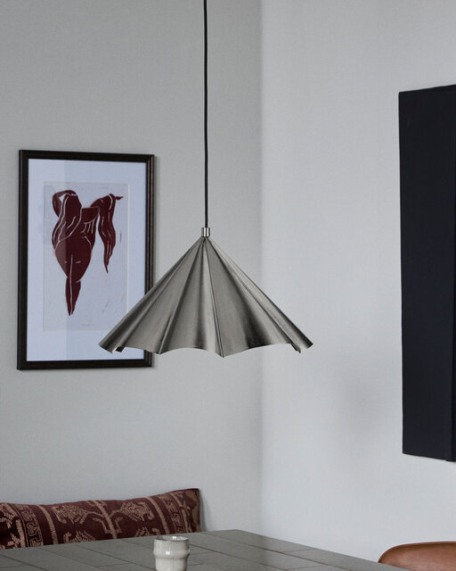 House Doctor Flola pendant lamp brushed silver House Doctor Flola pendant lamp brushed silver