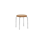 House Doctor Kommahocker, cognac/chrom, 4er-Set House Doctor Kommahocker, cognac/chrom, 4er-Set