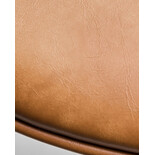 House Doctor Kommahocker, cognac/chrom, 4er-Set House Doctor Kommahocker, cognac/chrom, 4er-Set