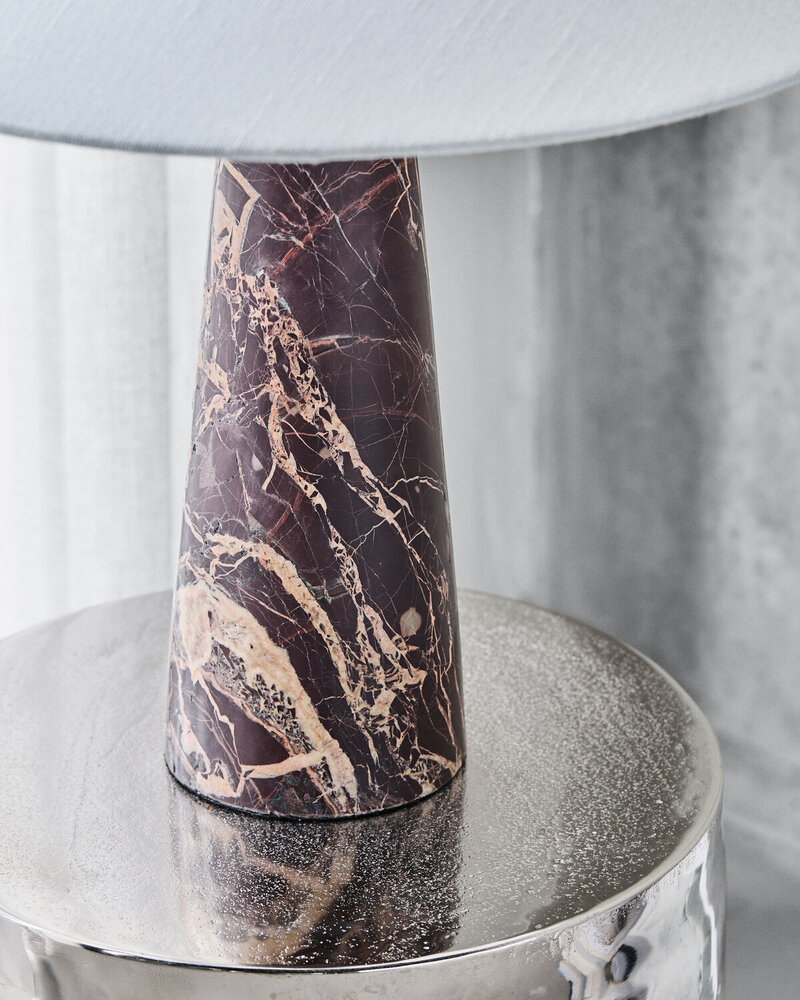 House Doctor Lampe de table Soffi marron