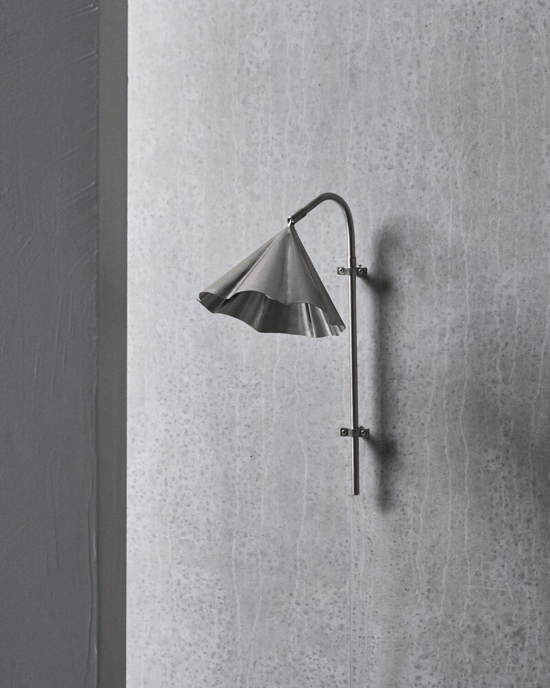 House Doctor Flola wandlamp geborsteld zilver House Doctor Flola wandlamp geborsteld zilver
