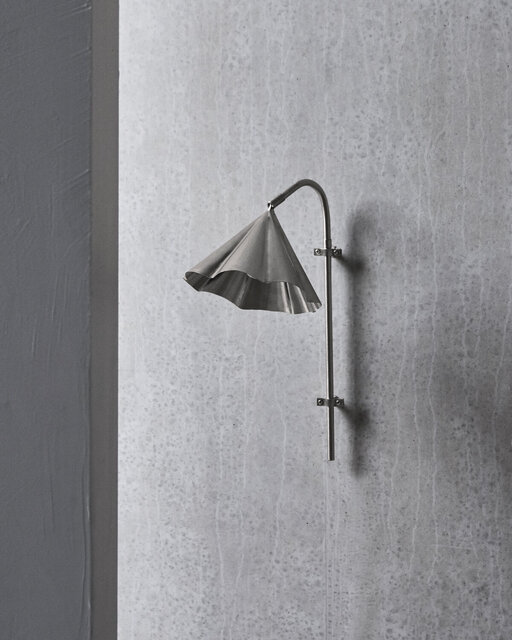 House Doctor Flola wandlamp geborsteld zilver House Doctor Flola wandlamp geborsteld zilver