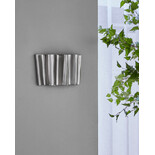 House Doctor Lampada da parete Flola, argento spazzolato, 36x19 cm House Doctor Lampada da parete Flola, argento spazzolato, 36x19 cm