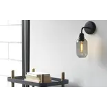 Normann Copenhagen Amp vegglampe røykfarget/svart
