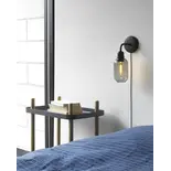 Normann Copenhagen Amp wandlamp smoke/black