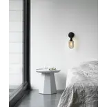 Normann Copenhagen Lámpara de pared Amp, color humo/negro