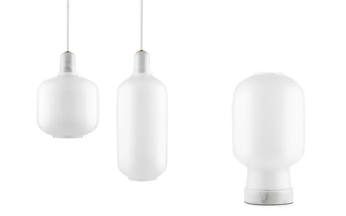 Normann Copenhagen Amp bordslampa vit