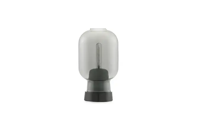 Normann Copenhagen Amp table lamp smoke/black