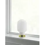 Normann Copenhagen Lámpara de mesa Amp blanca/latón