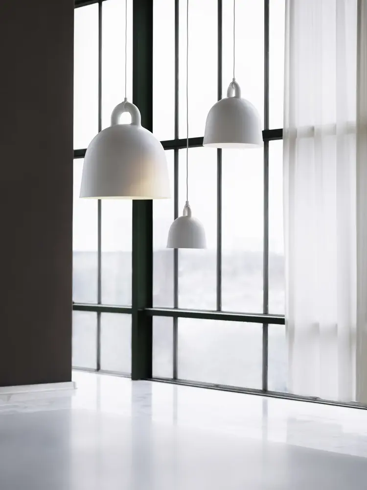 Normann Copenhagen Lampada a sospensione a campana extra piccola, bianca