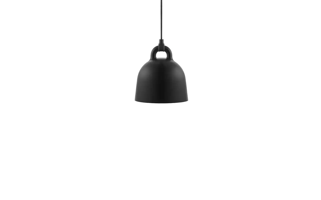 Normann Copenhagen Lampada a sospensione a campana extra piccola, nera