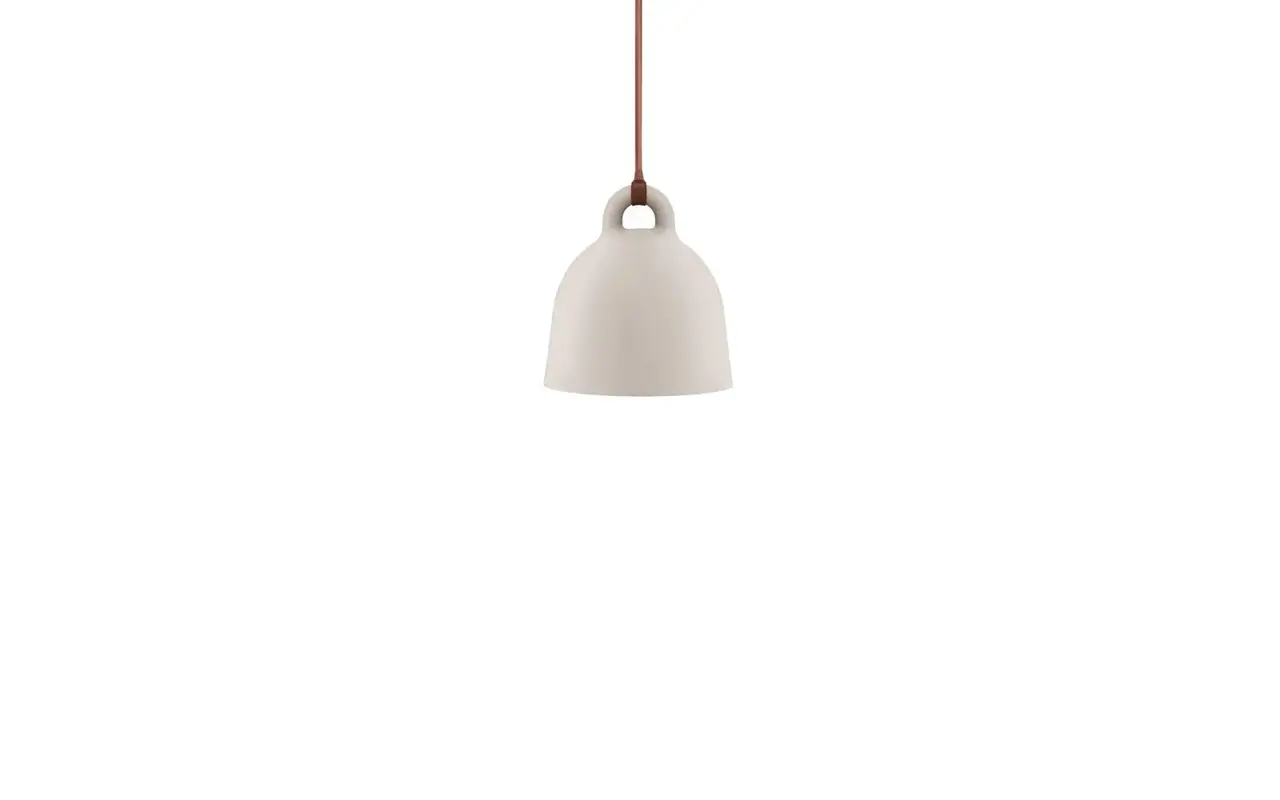 Normann Copenhagen Bell pendellampa extra liten sandfärgad