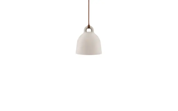 Normann Copenhagen Glocken-Pendelleuchte, extra klein, Sand