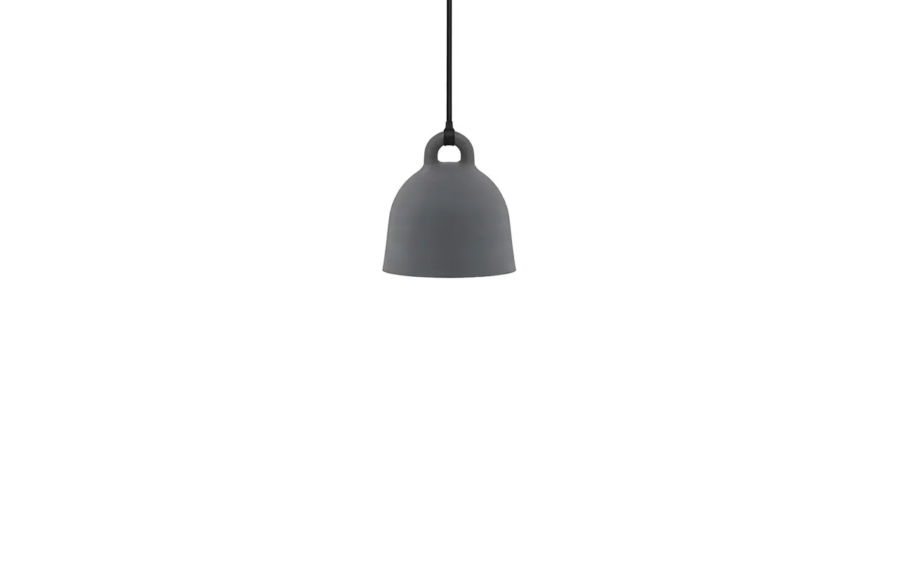 Normann Copenhagen Bell pendellampe ekstra lille grå