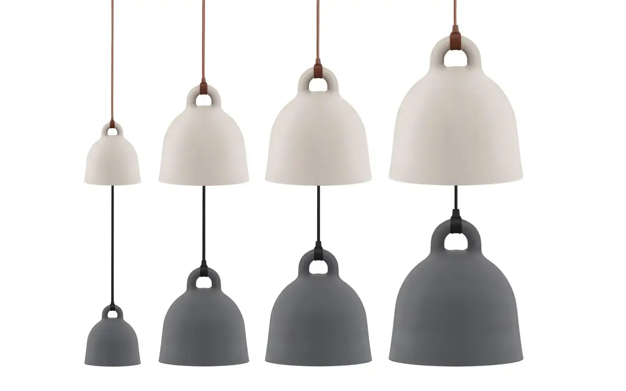 Normann Copenhagen Lámpara colgante de campana pequeña arena