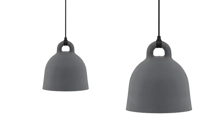 Normann Copenhagen Pendellampa Bell liten grå