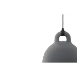 Normann Copenhagen Lámpara colgante pequeña tipo campana, color gris.