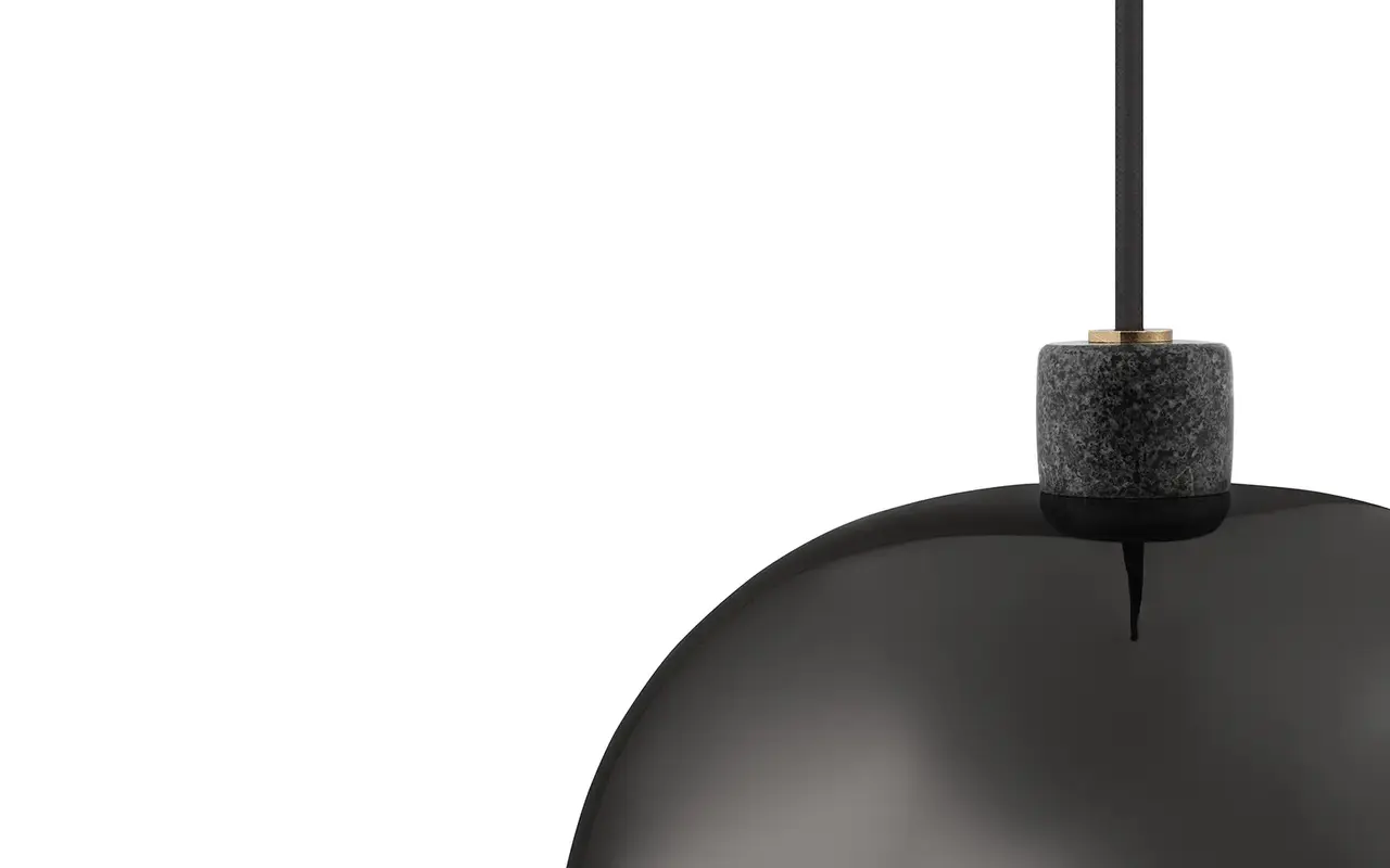 Normann Copenhagen Lámpara colgante Grant Ø23cm negra
