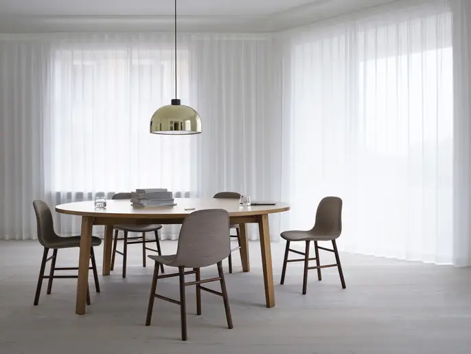 Normann Copenhagen Lampada a sospensione Grant Ø45cm in ottone