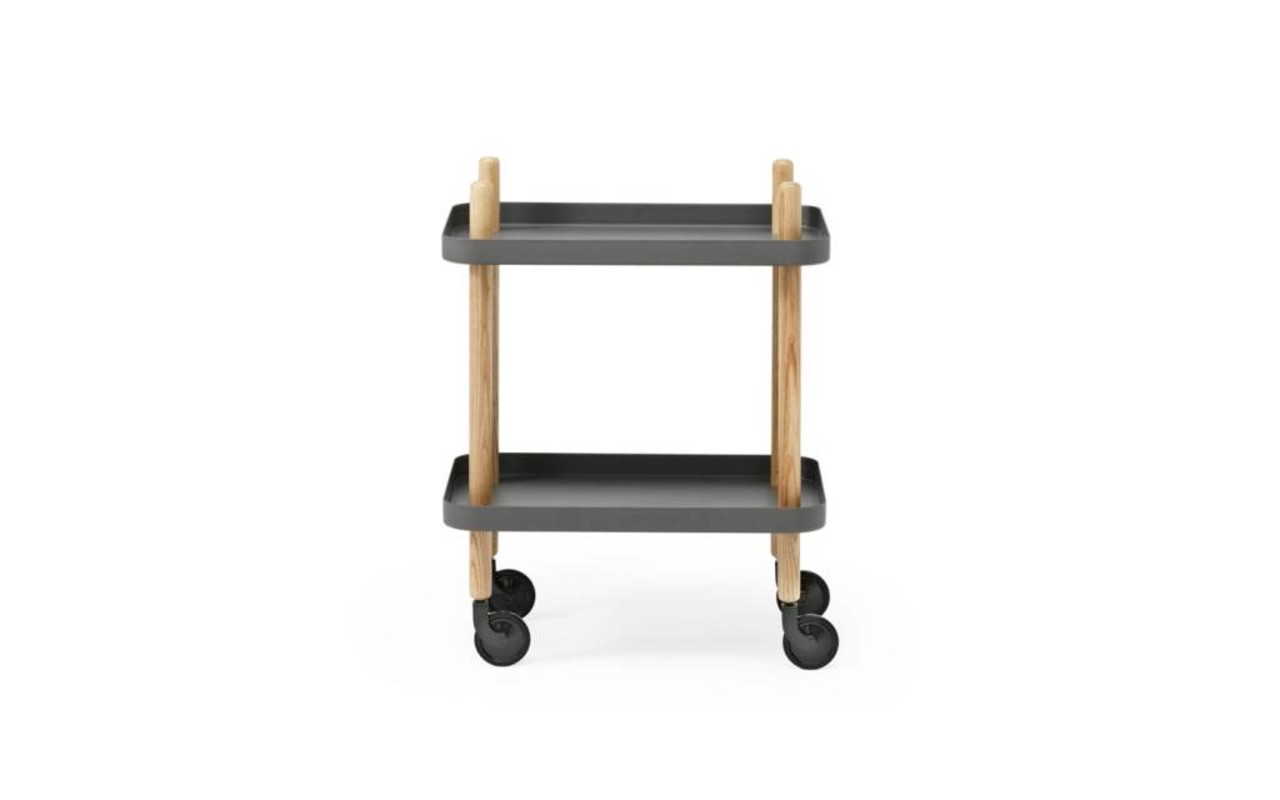 Normann Copenhagen Block table d'appoint de gris foncé