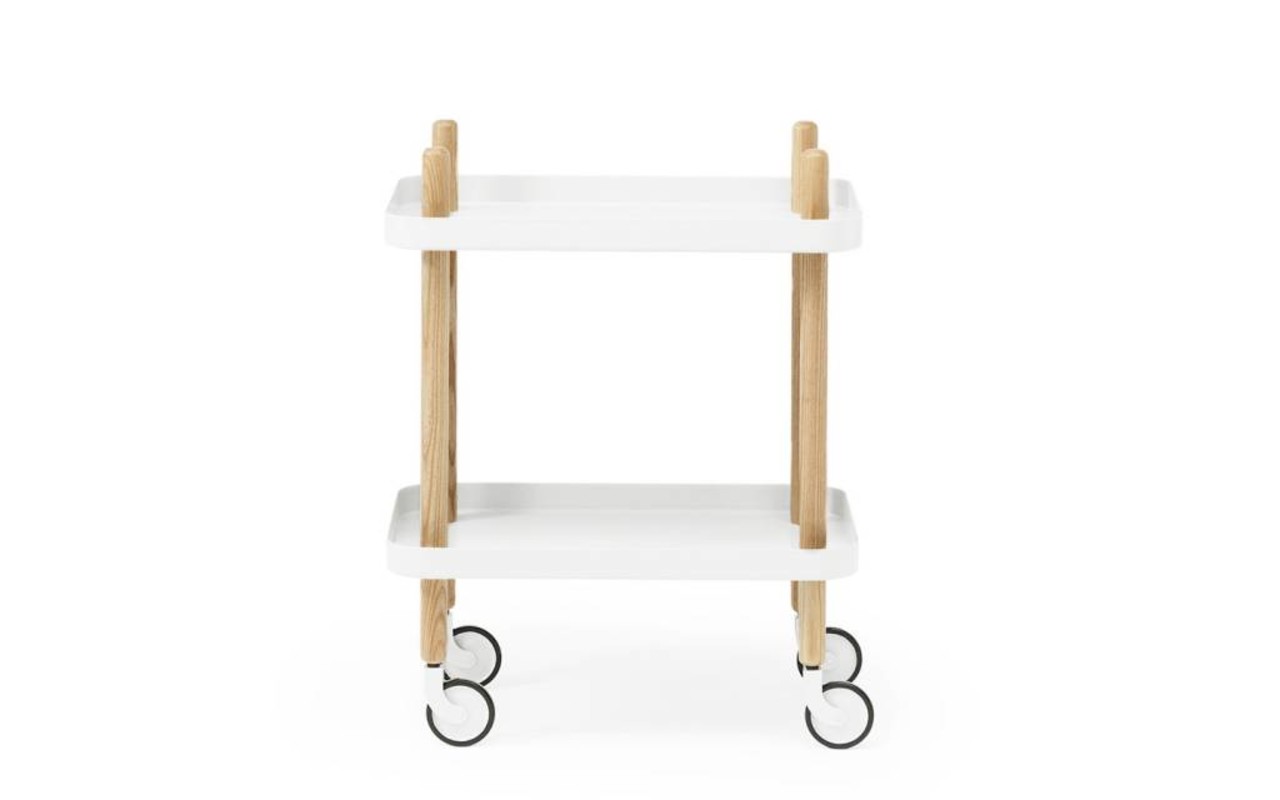 Normann Copenhagen Block sidobord vit