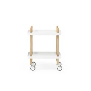 Normann Copenhagen Block sidobord vit