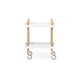 Normann Copenhagen Block table de côté blanc Normann Copenhagen Block table de côté blanc