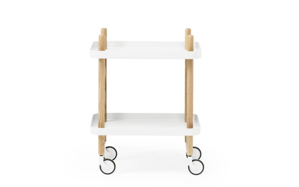 Normann Copenhagen Block table de côté blanc
