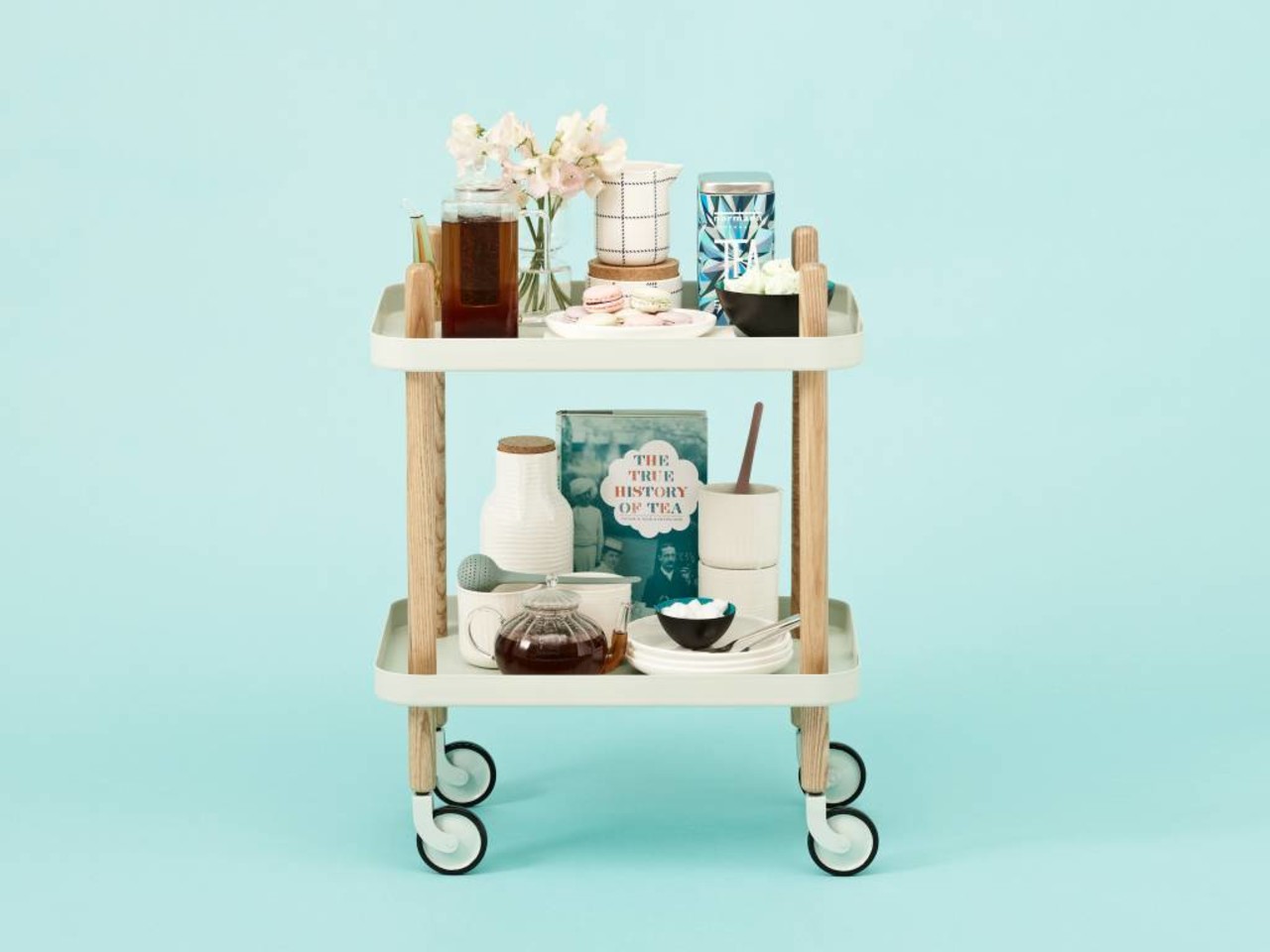 Normann Copenhagen Block sidobord vit