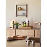 Hubsch Acier wandplank small nikkel Hubsch Acier wandplank small nikkel