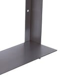 Hubsch Estante de pared grande de acero niquelado