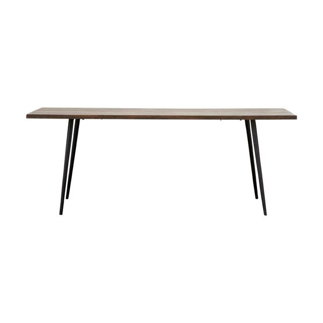House Doctor Table de club de fer noir