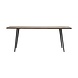 House Doctor Club eettafel zwart hout ijzer House Doctor Club eettafel zwart hout ijzer