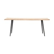 House Doctor Club eettafel hout ijzer